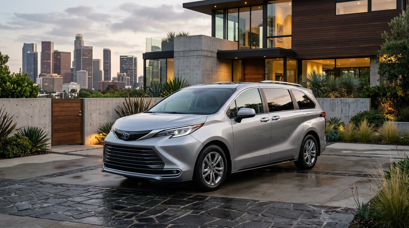 Toyota Sienna XLE (Celestial Silver)